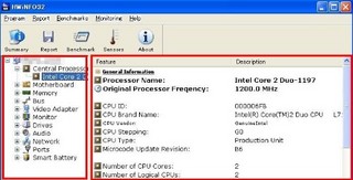 ハードウェア情報調査ツール「HWiNFO32」